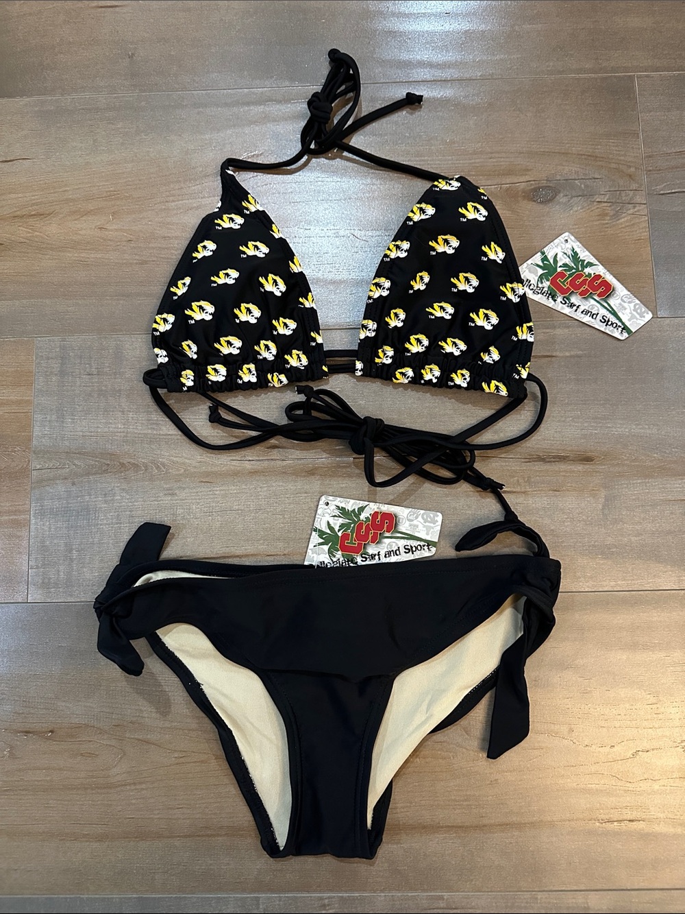 University of Missouri Mizzou Triangle Bikini Set